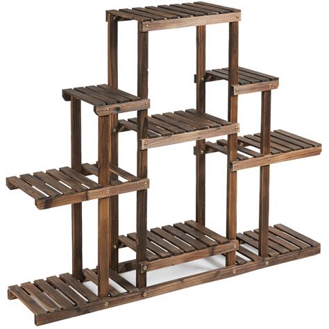 Lowes plant shelf - Shop Nature Spring Plant Stands 44.25-in H x 13.5-in W Black Indoor/Outdoor Rectangular Wrought Iron Plant Stand in the Plant Stands department at Lowe's.com. Bring vintage charm to your home or garden with the 3-tier folding wrought iron plant stand by Nature Spring. This flower and greenery display features